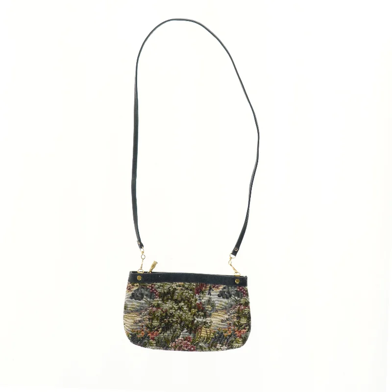 Taske med landskabsmotiv. Gobelin fra Beligien.  (str. 25x15 cm)