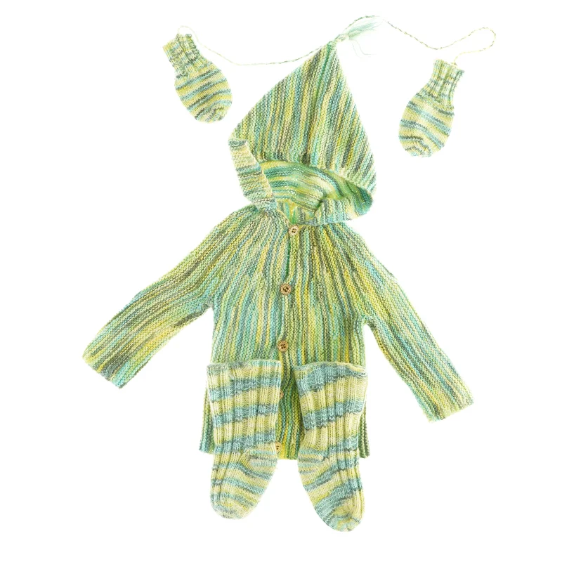 Mormorstrik sæt i blød uld