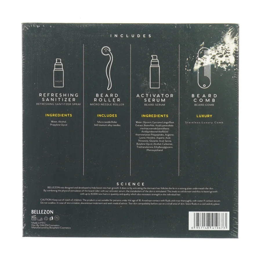 Beard Grwth kit fra Bellezon (str. 22 x 22 x 5cm)