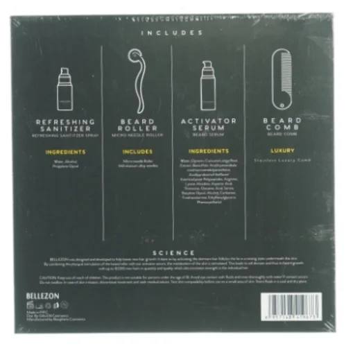 Beard Grwth kit fra Bellezon (str. 22 x 22 x 5cm)