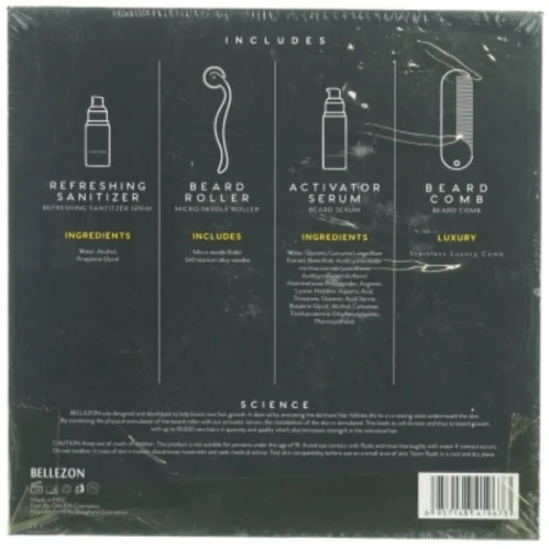 Beard Grwth kit fra Bellezon (str. 22 x 22 x 5cm)