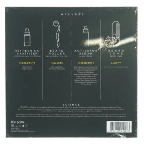 Beard Grwth kit fra Bellezon (str. 22 x 22 x 5cm)