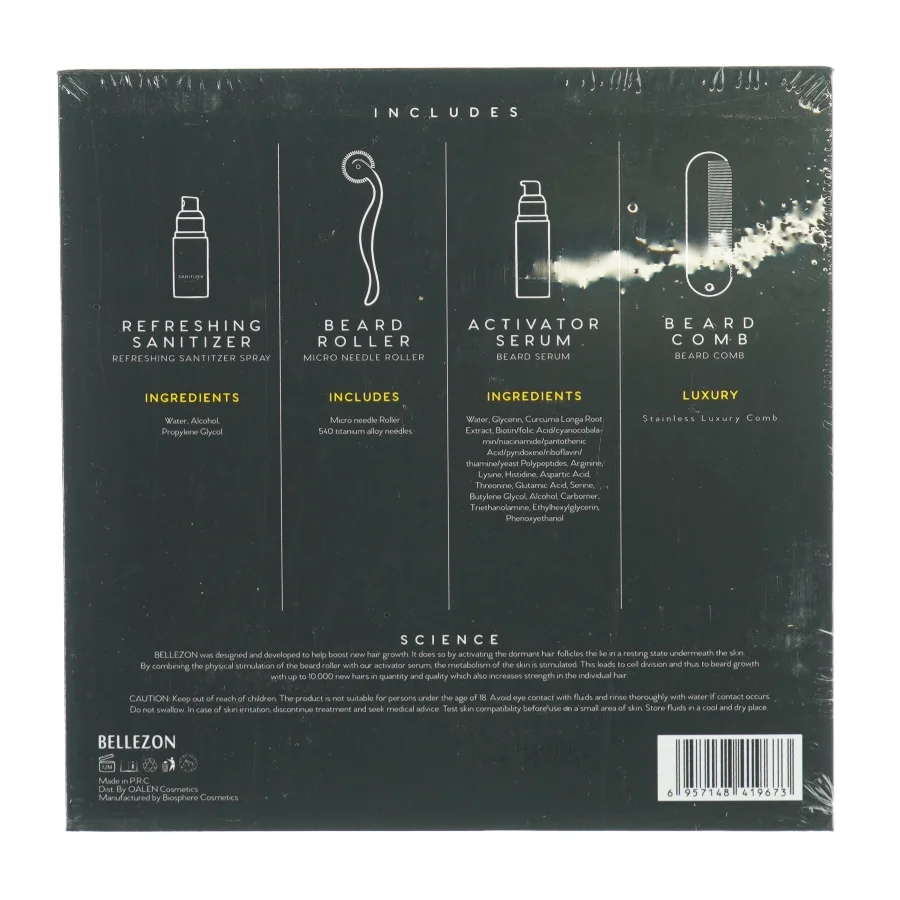 Beard Grwth kit fra Bellezon (str. 22 x 22 x 5cm)