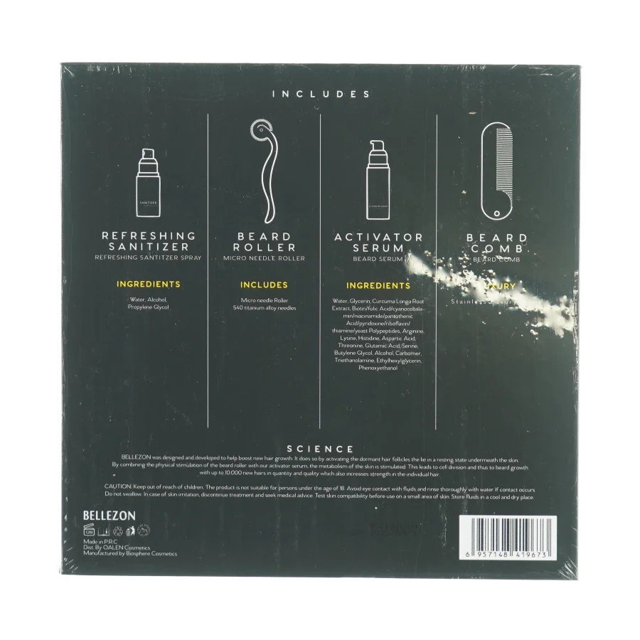 Beard Growth kit fra Bellezon
