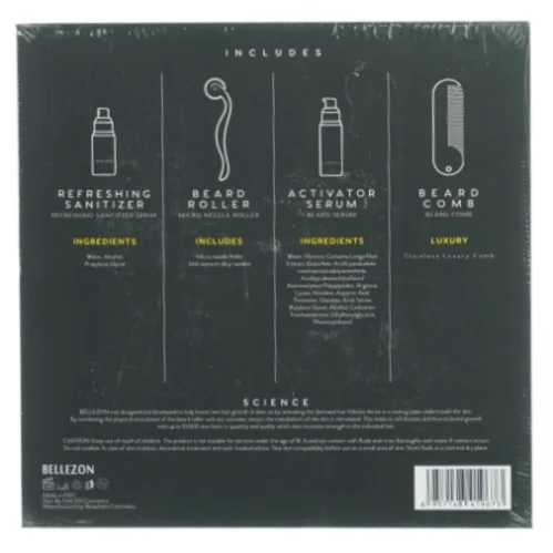 Beard Grwth kit fra Bellezon (str. 22 x 22 x 5cm)