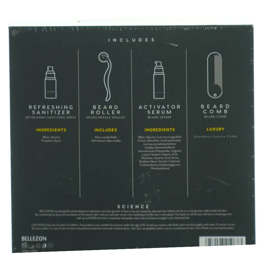 Beard Grwth kit fra Bellezon (str. 22x22x5cm)