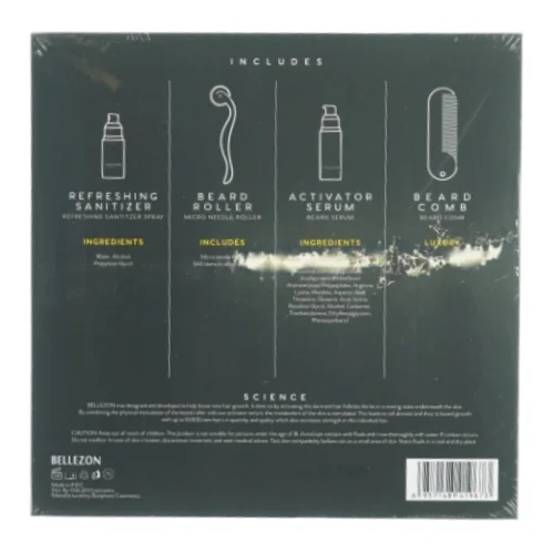 Beard Grwth kit fra Bellezon (str. 22 x 22 x 5cm)