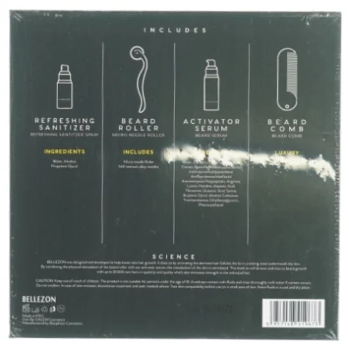 Beard Grwth kit fra Bellezon (str. 22 x 22 x 5)