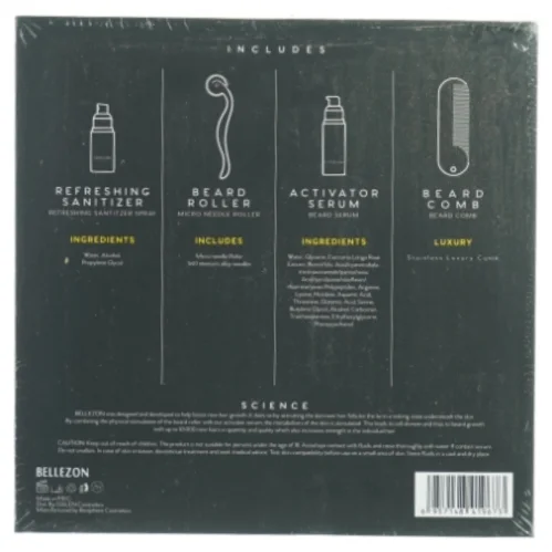 Beard Grwth kit fra Bellezon (str. 22 x 22 x 5cm)