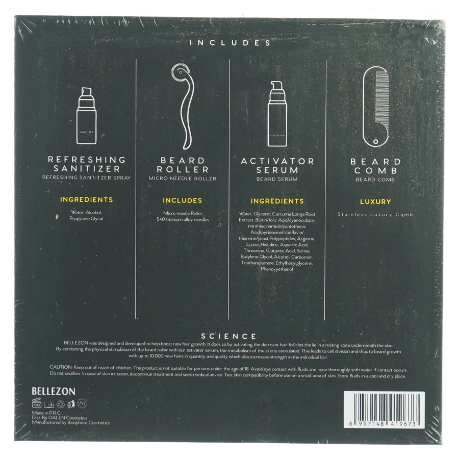Beard Grwth kit fra Bellezon (str. 22 x 22 x 5cm)