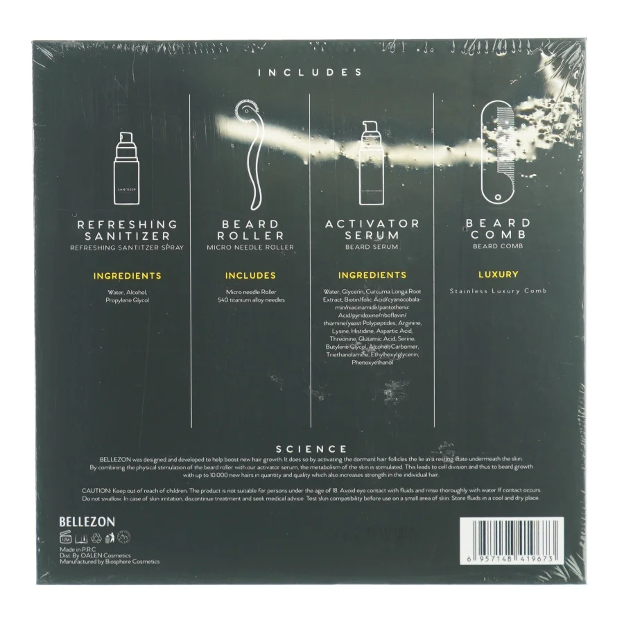 Beard Grwth kit fra Bellezon (str. 22 x 22 x 5)