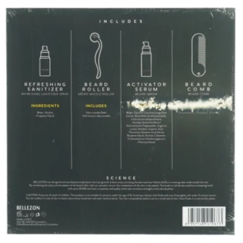 Beard Grwth kit fra Bellezon (str. 22 x 22 x 5cm)