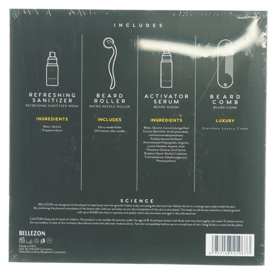 Beard Grwth kit fra Bellezon (str. 22 x 22 x 5cm)
