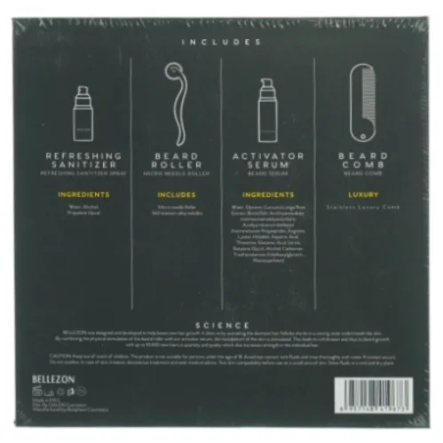 Beard Grwth kit fra Bellezon (str. 22 x 22 x 5cm)