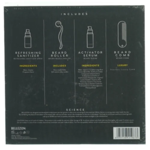 Beard Grwth kit fra Bellezon (str. 22 x 22 x 5cm)