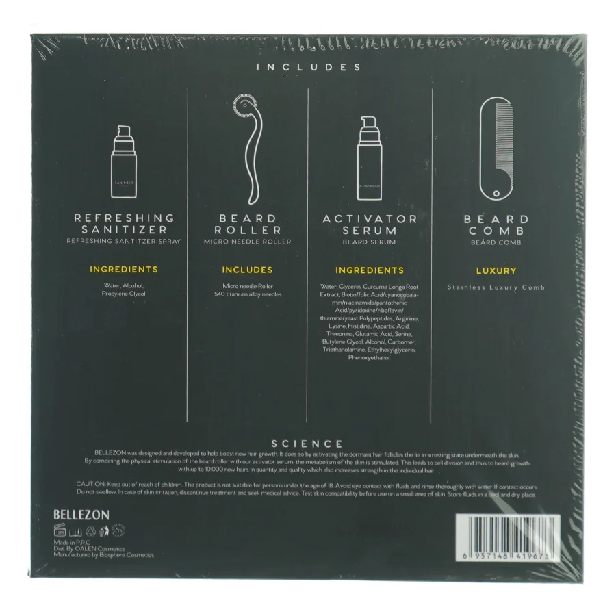 Beard Grwth kit fra Bellezon (str. 22 x 22 x 5cm)