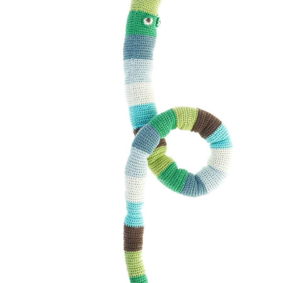 Hæklet slange fra Smallstuff (str. 170 cm)