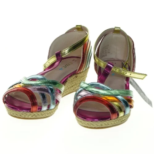 Multifarvede kilehæl sandaler fra Next (str. 32)