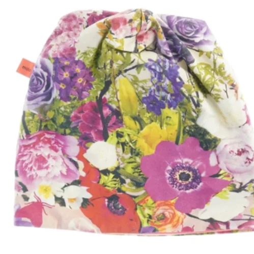 Blomstret bomuldshue fra Molo (str. 3-5 år)