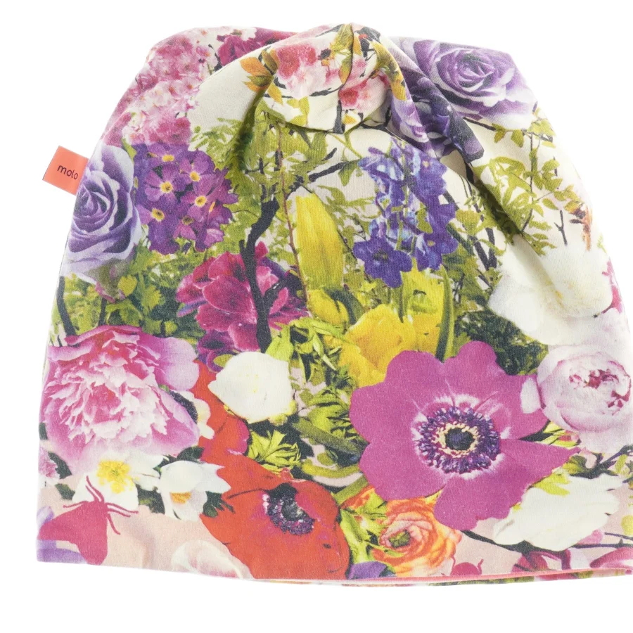 Blomstret bomuldshue fra Molo (str. 3-5 år)