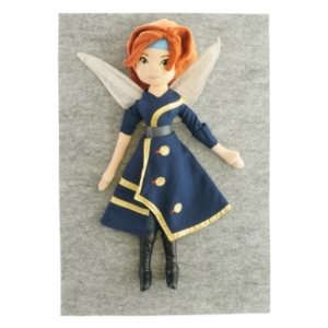 Disney Bamse/Tøjbamse - Piratfeen fra klokkeblomst og piratfeen (stor/50c)