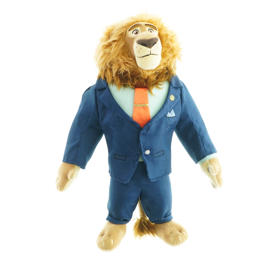 Disney Bamse/Tøjbamse - Løve fra Zootropolis (stor/40cm)