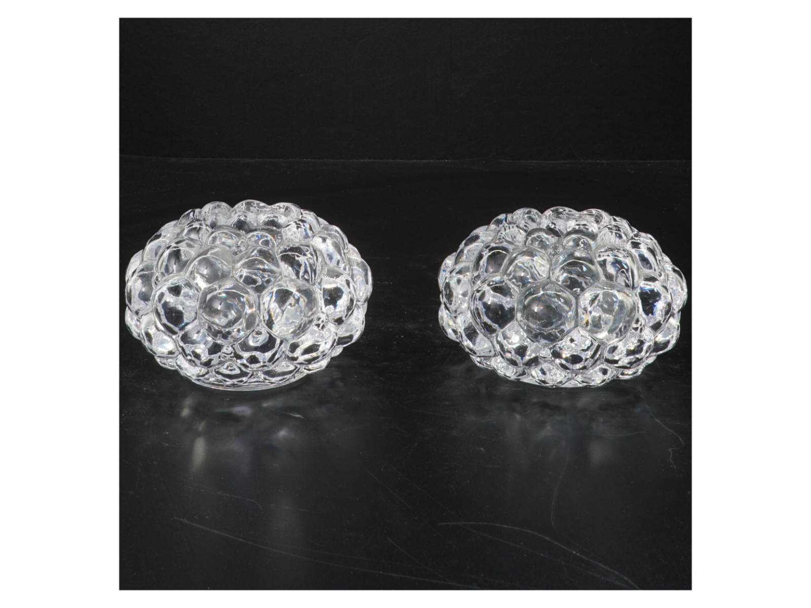 Orrefos Hallon glasstager til fyrfadslys (str. 10x6 cm)