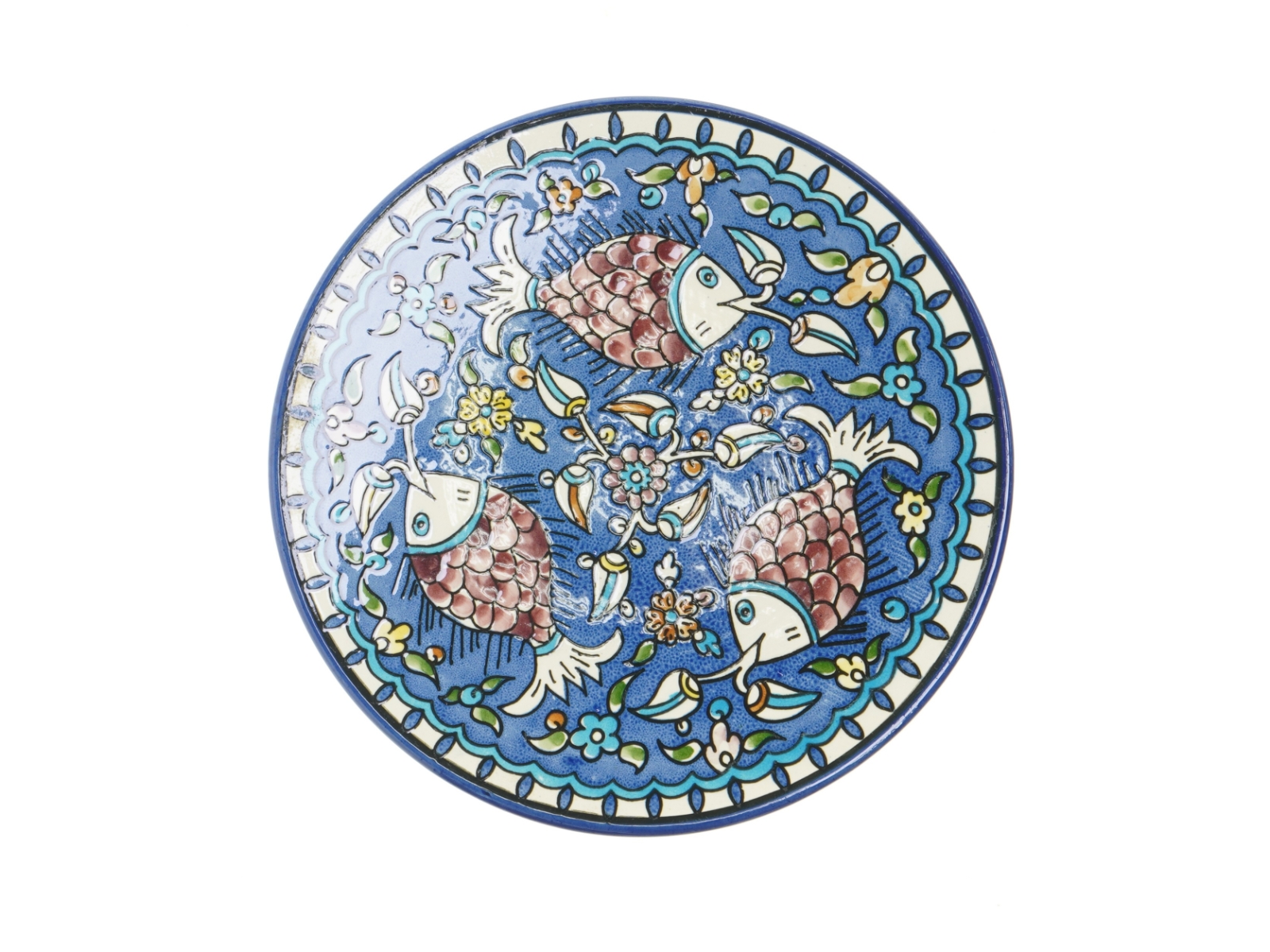 Platte/fad med fisk (str. 27,5 cm)