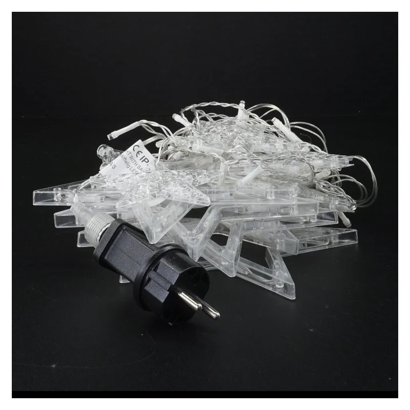 LED Istappelys med stjerner fra Nowel (str. 21 x 19 x 9 cm)