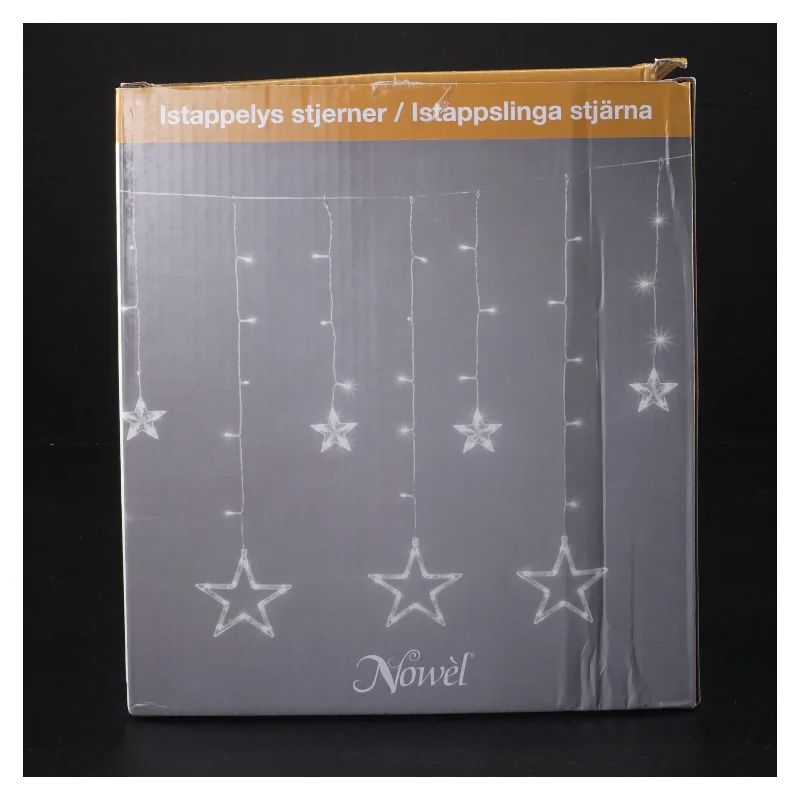 LED Istappelys med stjerner fra Nowel (str. 21 x 19 x 9 cm)