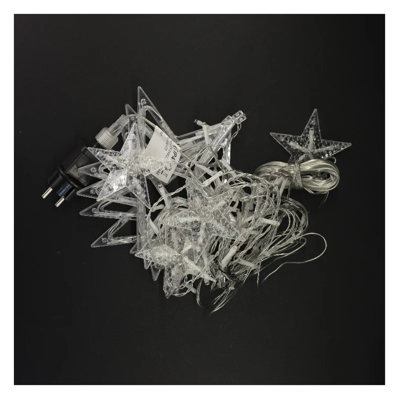 LED Istappelys med stjerner fra Nowel (str. 21 x 19 x 9 cm)