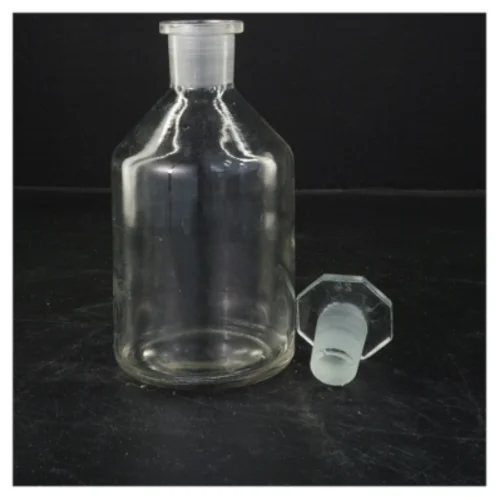 Glasflaske med prop (str. 17x8,5 cm)