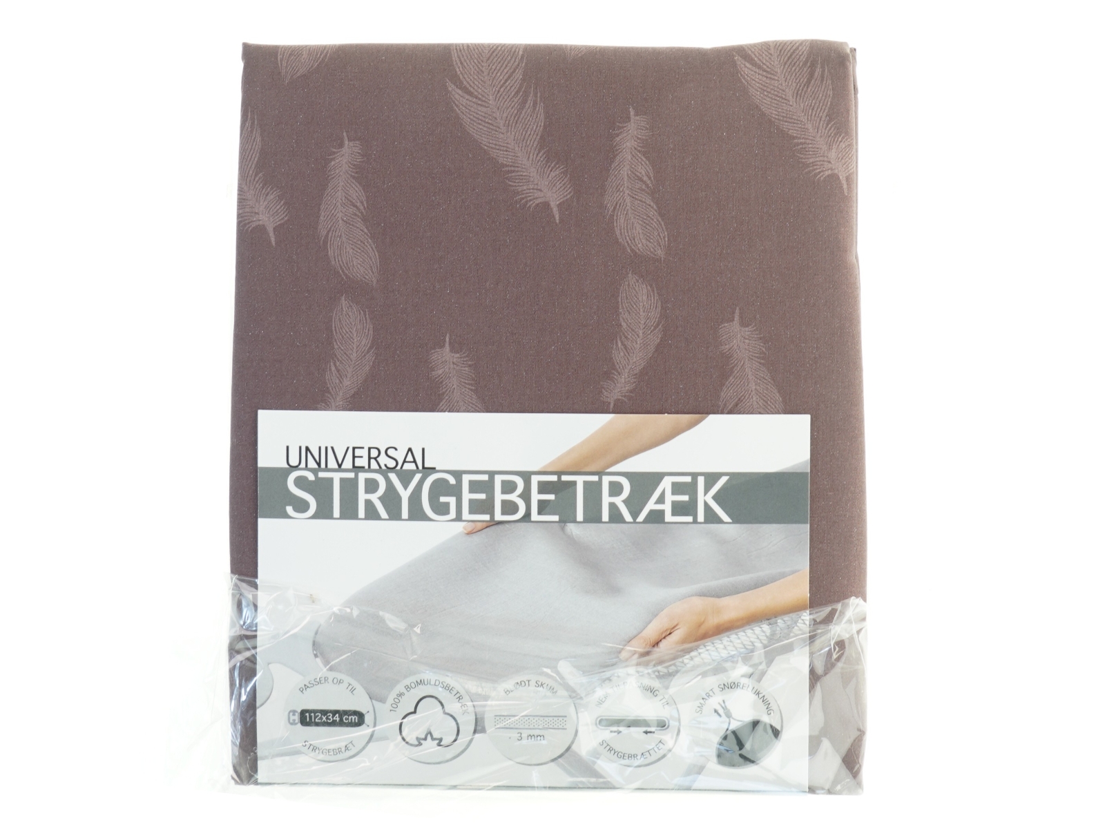Betræk til strygebræt (str. 112 x 34 cm)