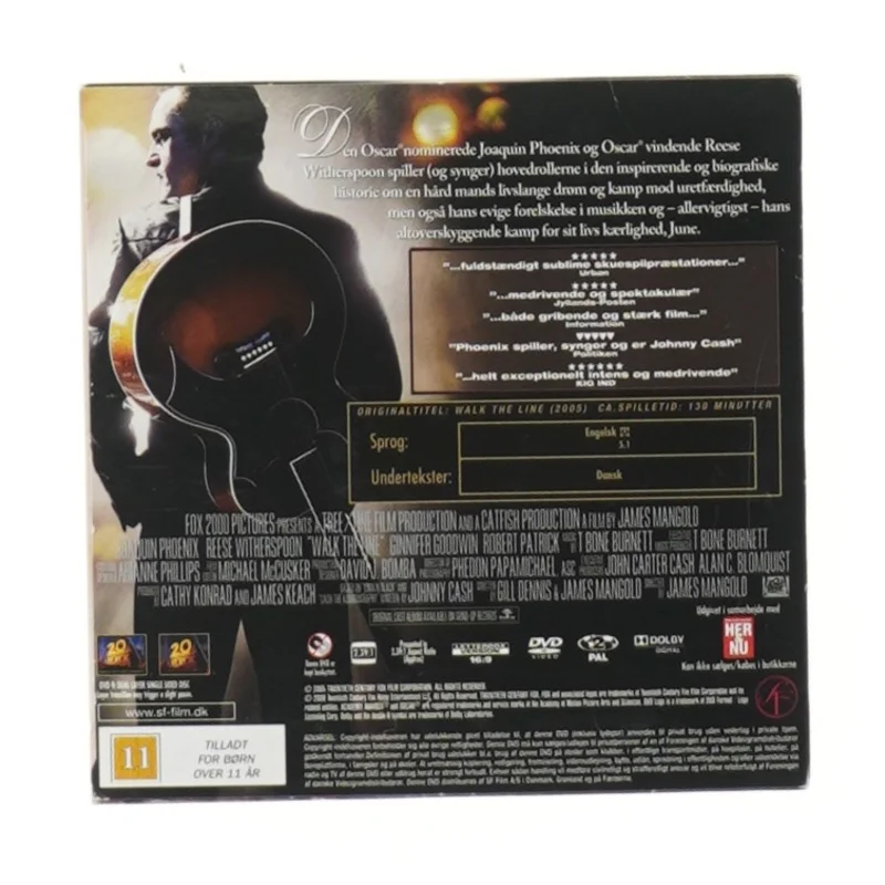 Walk the Line DVD fra Fox 2000 Pictures