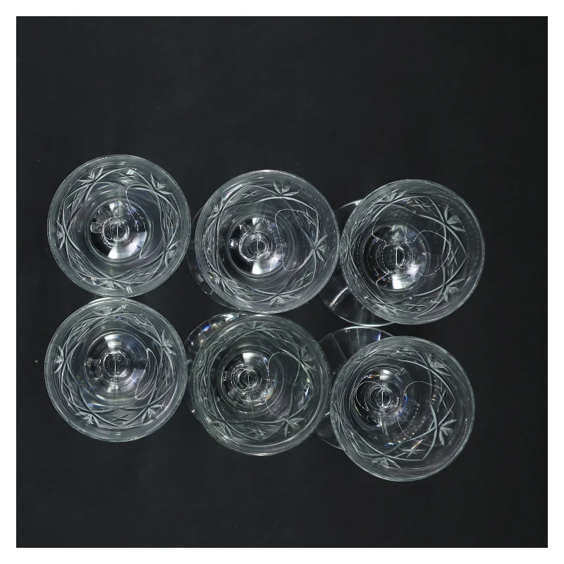 Krystalglas sæt (str. Ø 5,5x12,5 cm)