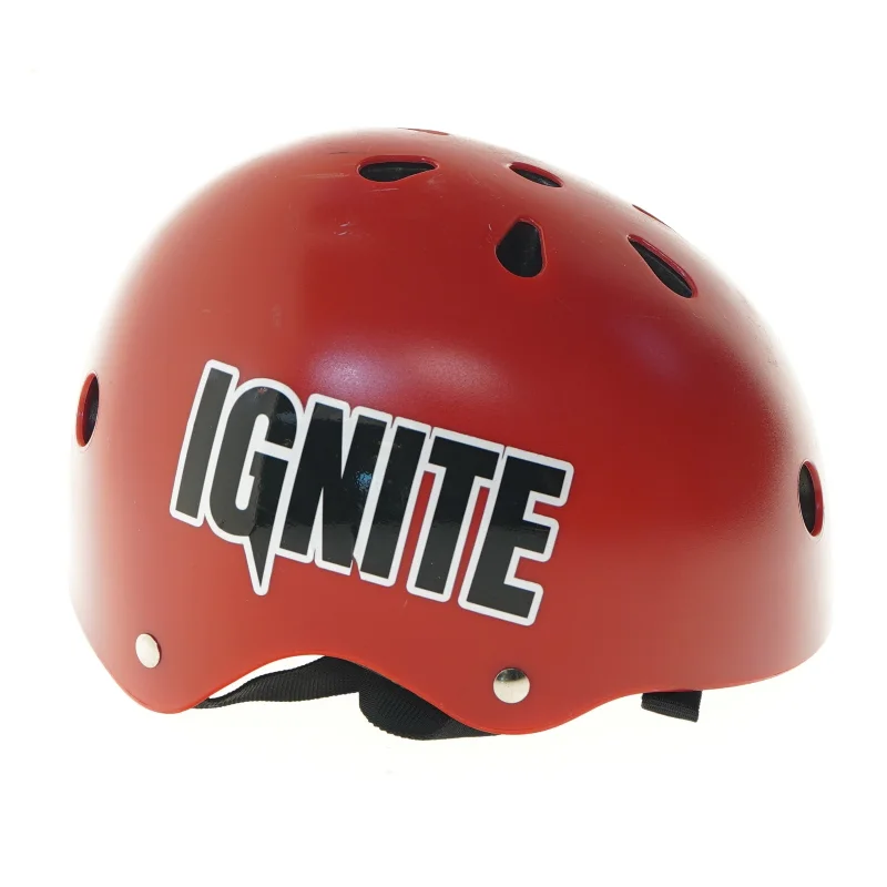 Rød cykelhjelm Ignite (str. s/m 24 cm)
