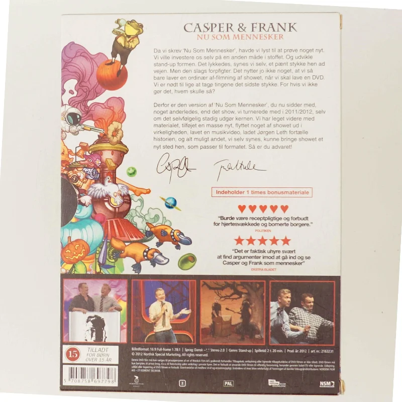 Casper og Frank, nu som mennesker med Casper Christensen (DVD)