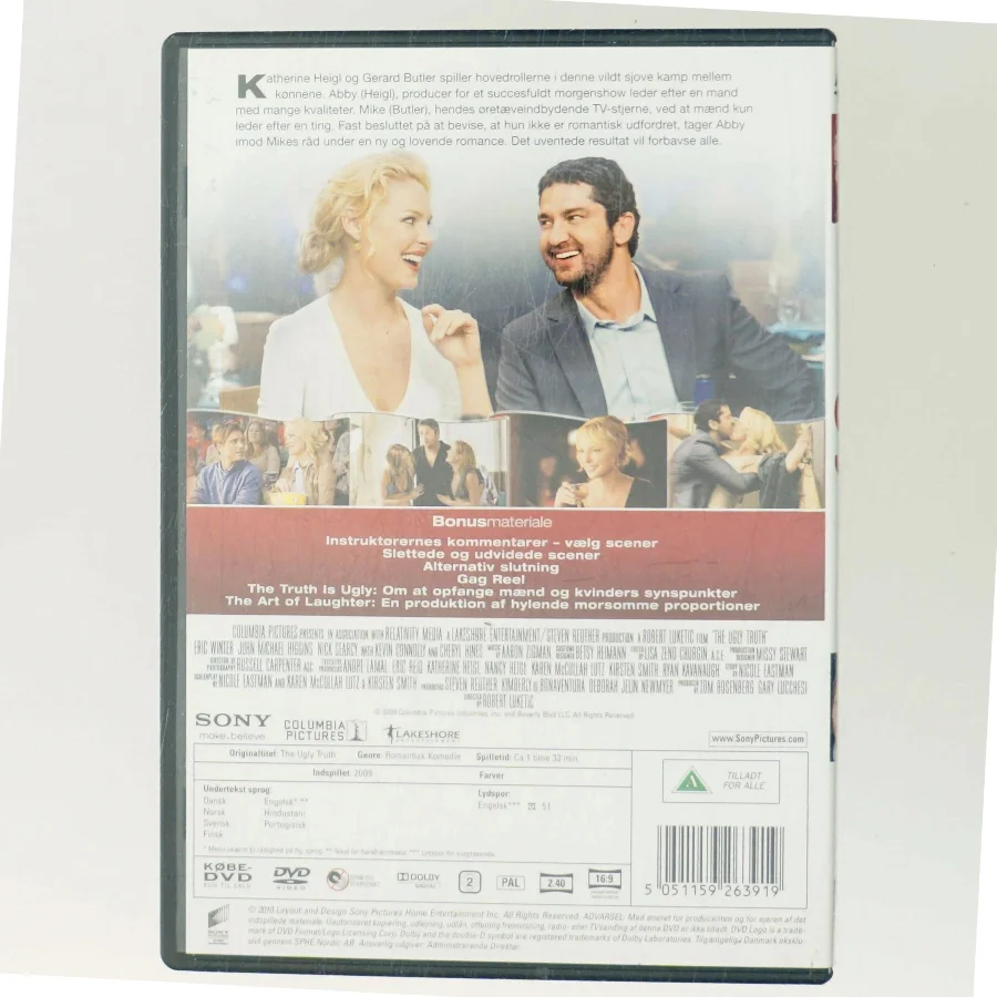 The Ugly Truth med Katherine Heigl (DVD)