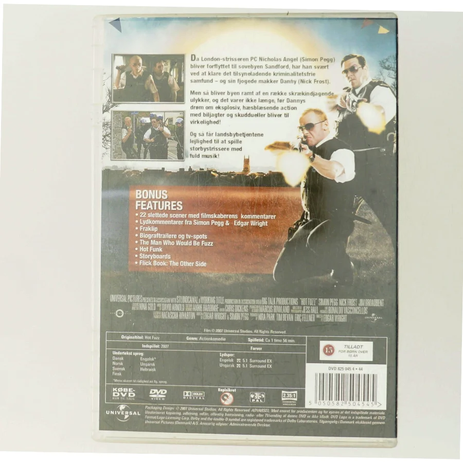 Hot Fuzz med Simon Pegg (DVD)