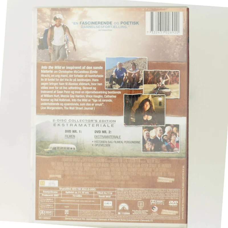 Into the Wild (2-disc) - DVD /movies /standard / DVD med Emile Hirsch (DVD)