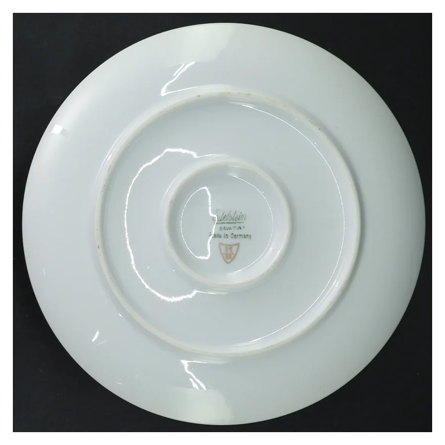 Suppekop med underkop fra Kobaltst blå Bavaria (str. Ø 13,5 cm)