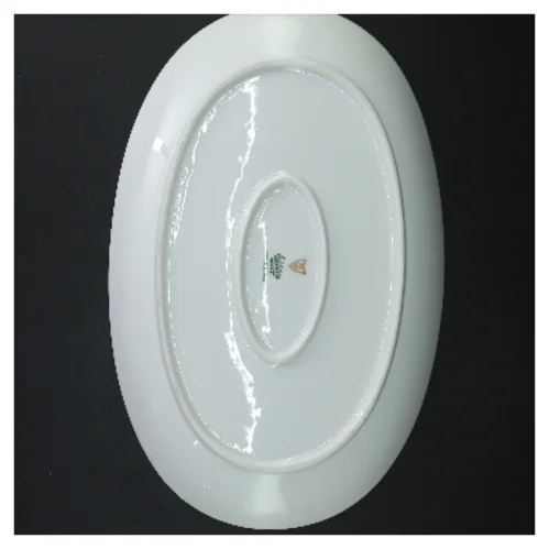 Porcelænsfad med blomsterdekoration fra Bavaria (str. 33 cm)