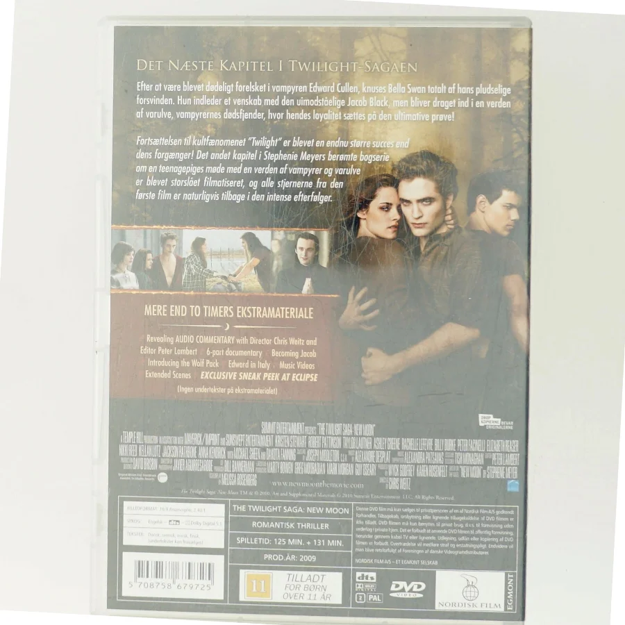New moon, Twilight med Kristen Stewart (DVD)