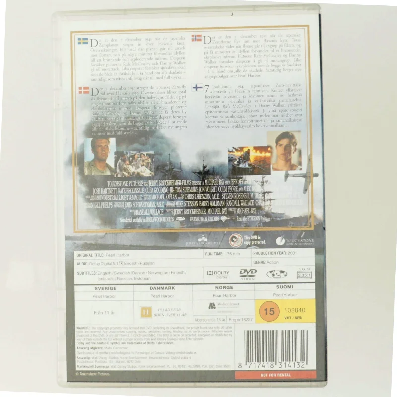 Pearl Harbor med Ben Affleck (DVD)