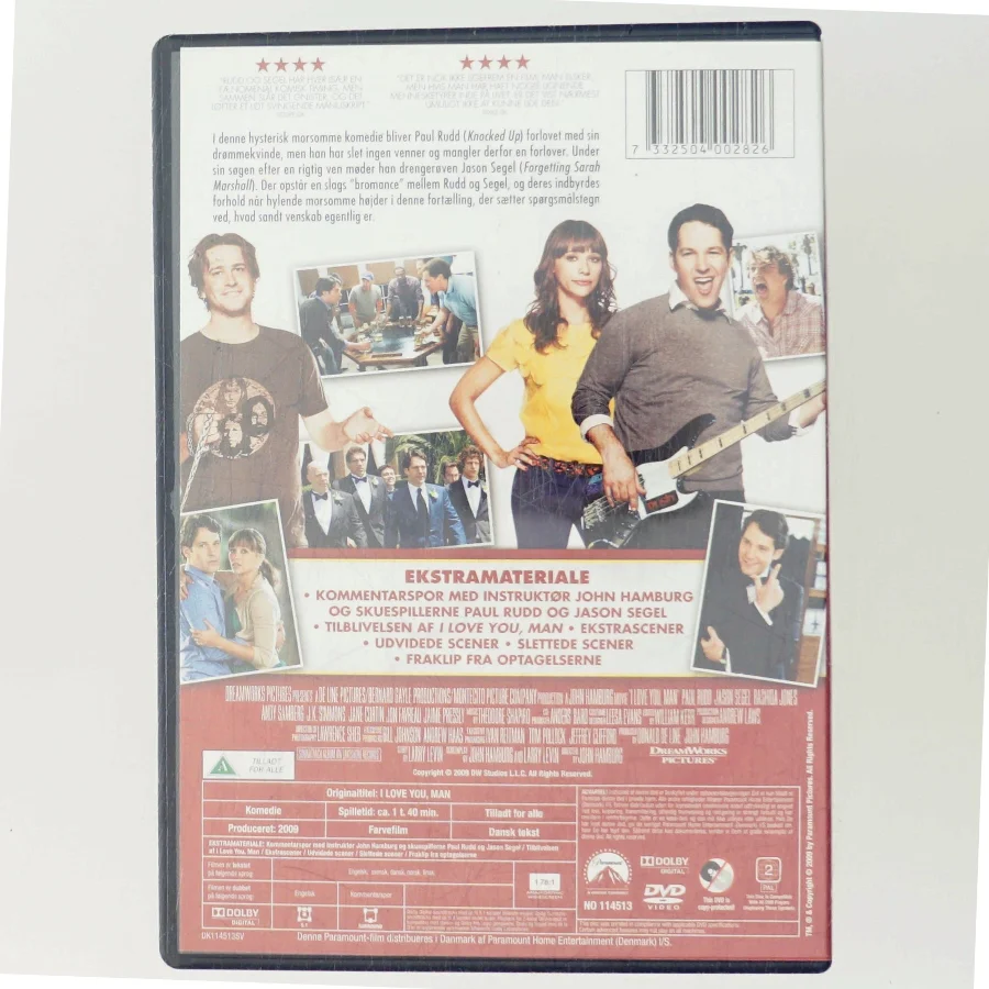I LOVE YOU MAN med Paul Rudd (DVD)