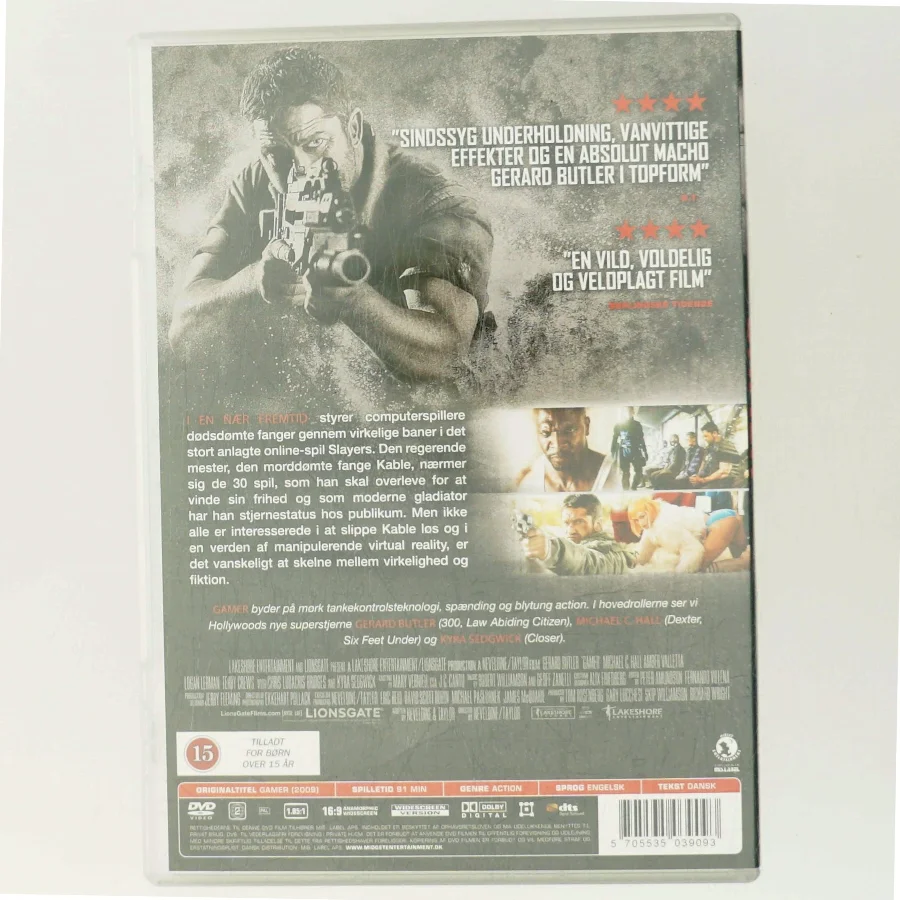 GAMER med Gerard Butler (DVD)