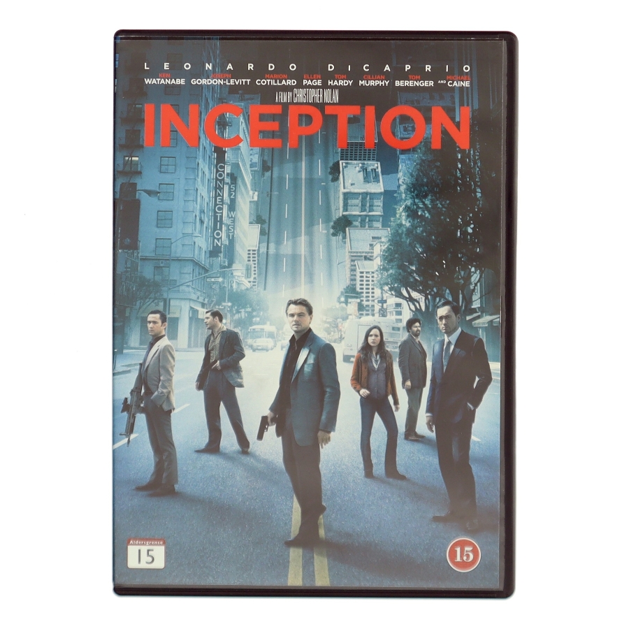 Inception med Leonardo DiCaprio (DVD)