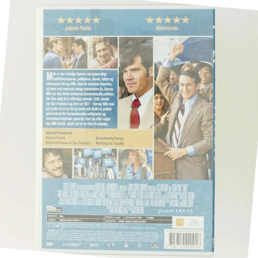Milk med Sean Penn (DVD)