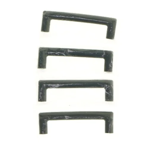 Sæt af 4 sorte greb (str. 4 stk 11x3 cm)