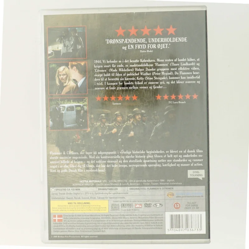 Flammen & Citronen med Mads Mikkelsen (DVD)